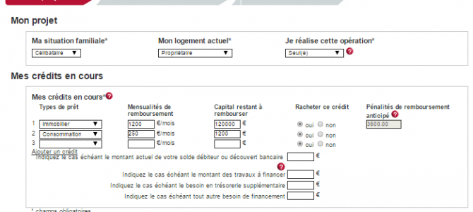 simulation rachat de credit Keyliance